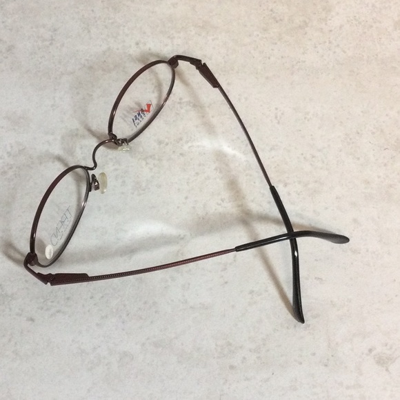 NWT Trend Setters dark pink oval metal eyeglasses new old stock - Picture 9 of 13